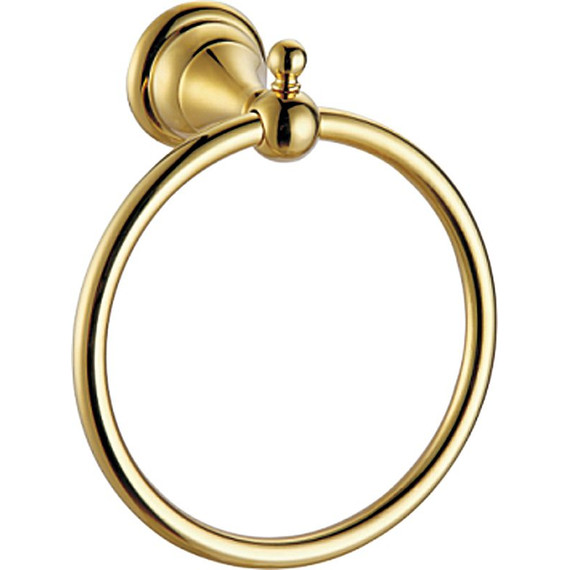 Кольцо для полотенец Azario Elvia AZ-91111G, цвет золото -  Кольцо для полотенец Azario Elvia AZ-91111G, цвет золото фото