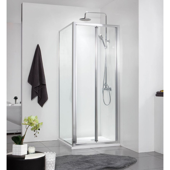 Душевое ограждение Azario Toronto 90x90 см AZ-NAA1432B 900, серебро/прозрачное фото 2