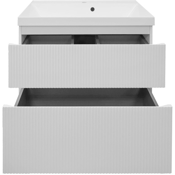 Тумба подвесная с раковиной Azario Viola 80/2 80 см CS00097143, белый матовый - 6 Тумба подвесная с раковиной Azario Viola 80/2 80 см CS00097143, белый матовый фото 6