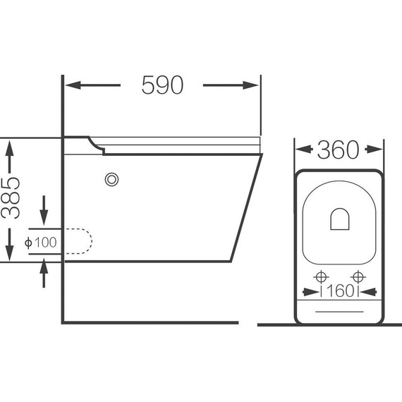 Унитаз импульсный подвесной Grossman Impuls GR-5501 с сиденьем микролифт, с инсталляцией Grossman 901.5502.01.000 в комплекте фото 8