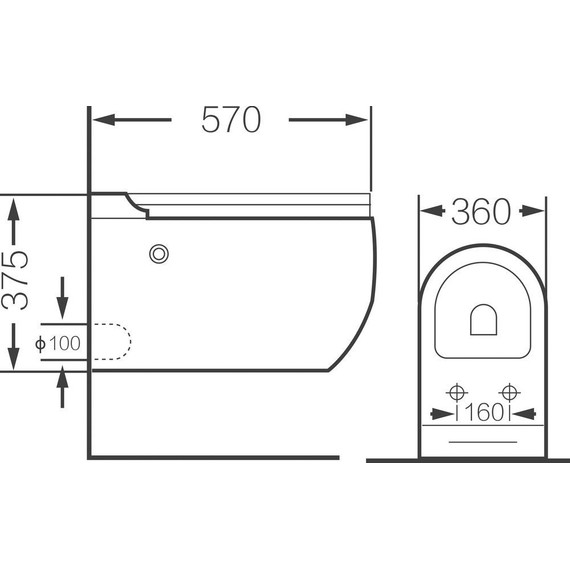 Унитаз импульсный подвесной Grossman Impuls GR-5502 с сиденьем микролифт, с инсталляцией Grossman 901.5502.01.000 в комплекте фото 9