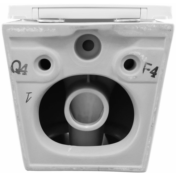 Унитаз подвесной безободковый Azario Pro PRO-0001 UQ3 с тонкой крышкой микролифт (система смыва Торнадо) фото 13