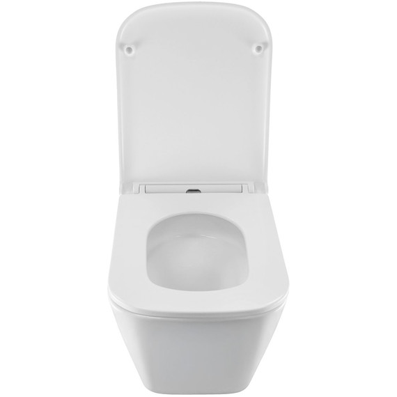 Унитаз подвесной безободковый Azario Pro PRO-002 UQ3 с тонкой крышкой микролифт (система смыва Торнадо) фото 7