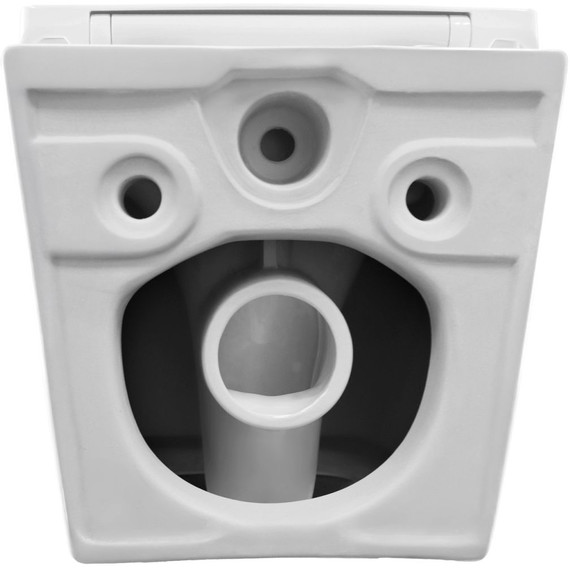 Унитаз подвесной безободковый Azario Pro PRO-002 UQ3 с тонкой крышкой микролифт (система смыва Торнадо) фото 9