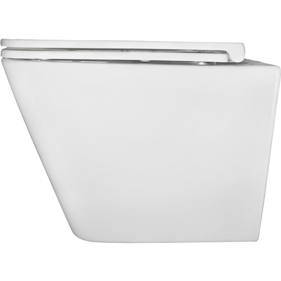 Унитаз подвесной безободковый Azario Pro PRO-002 UQ3 с тонкой крышкой микролифт (система смыва Торнадо) фото 10