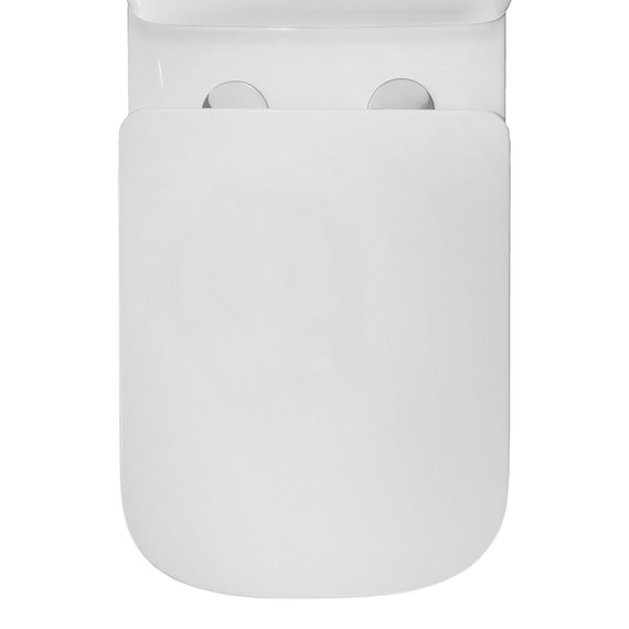 Унитаз-компакт безободковый Azario Kashmir AZ-9143S с тонкой крышкой микролифт фото 11