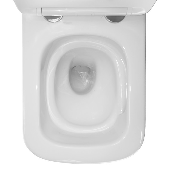 Унитаз подвесной безободковый Azario Cascad M AZ-10002 с тонкой крышкой микролифт (Система смыва Торнадо) фото 9