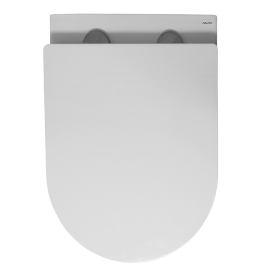 Унитаз подвесной Azario Blanco AZ-9003WT с тонкой крышкой микролифт (Система смыва Торнадо) фото 11
