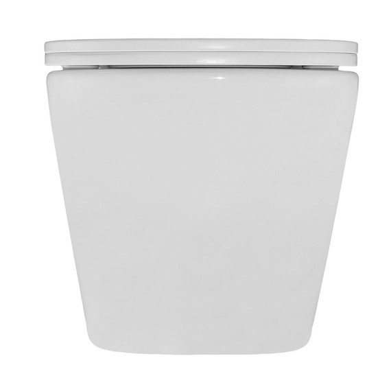 Унитаз подвесной безободковый Azario Cascad AZ-2303-A с тонкой крышкой микролифт (Система смыва Торнадо) фото 11