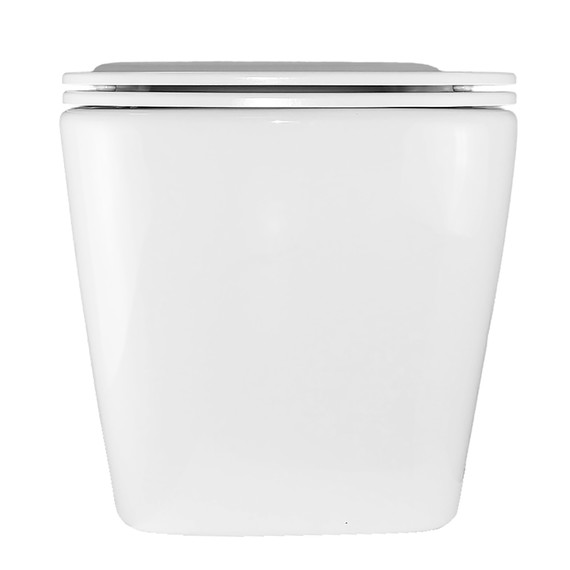 Унитаз подвесной безободковый Azario Cascad M AZ-10002 с тонкой крышкой микролифт (Система смыва Торнадо) фото 12