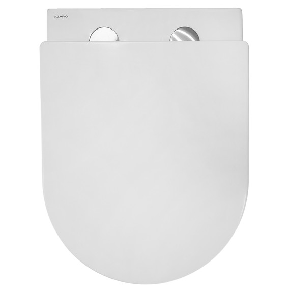 Унитаз подвесной безободковый Azario Gloria AZ-2003T с тонкой крышкой микролифт фото 11