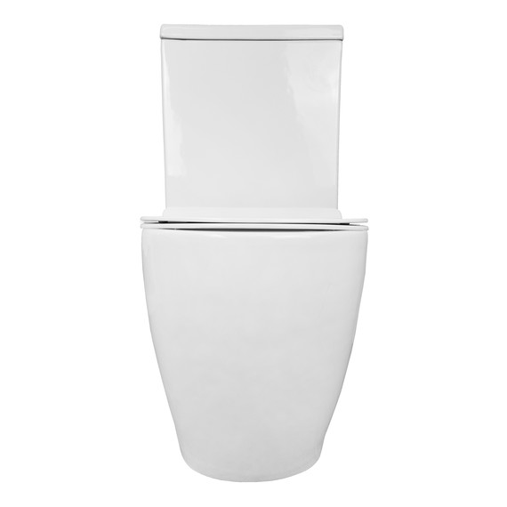 Унитаз-компакт безободковый Azario Corsa AZ-2062T с тонкой крышкой микролифт (Система смыва Торнадо) фото 11