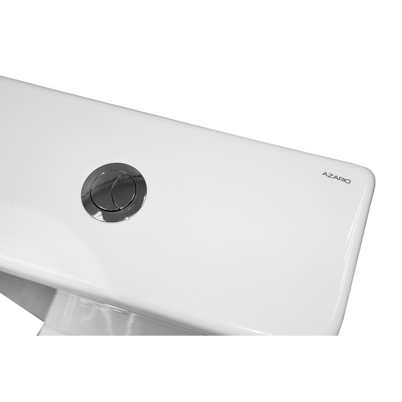 Унитаз-компакт безободковый Azario Kashmir AZ-9143S с тонкой крышкой микролифт фото 12