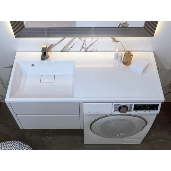 Раковина над стиральной машиной Azario Paola Magenta 120 см L CS00078451 фото 8