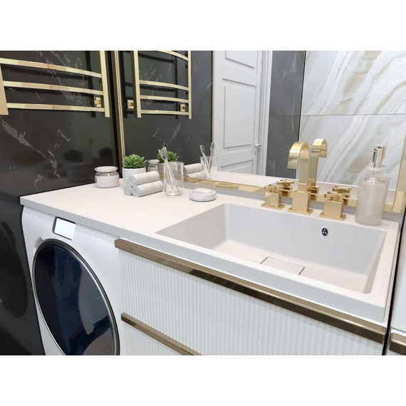 Раковина над стиральной машиной Azario Paola Magenta 120 см R CS00078452 - 8 Раковина над стиральной машиной Azario Paola Magenta 120 см R CS00078452 фото 8