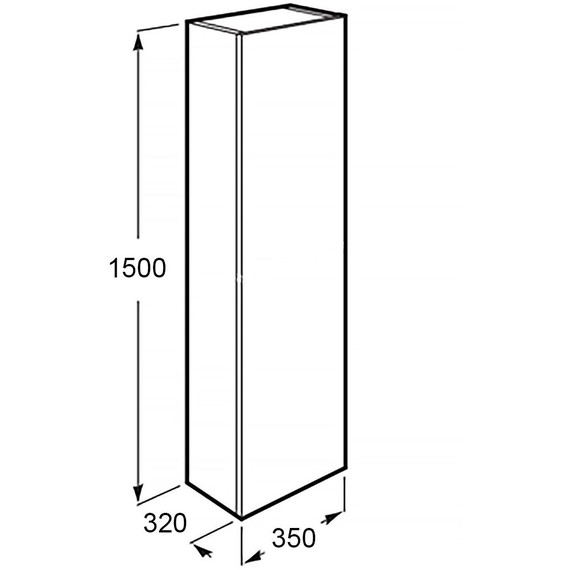 Пенал подвесной Loranto Viola 35 см CS00096742, фисташковый - 5 Пенал подвесной Loranto Viola 35 см CS00096742, фисташковый фото 5