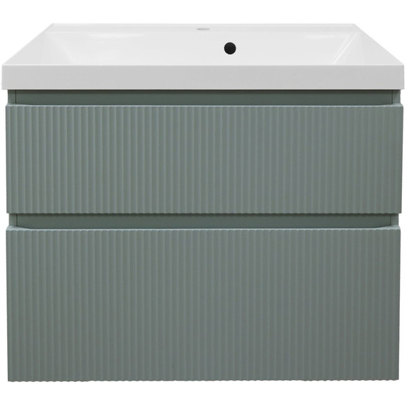 Тумба подвесная с раковиной Azario Viola 80/2 80 см CS00097142, фисташковый фото 3