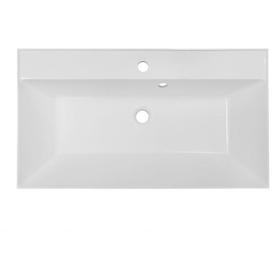 Тумба подвесная с раковиной Azario Viola 80/2 80 см CS00097142, фисташковый фото 2