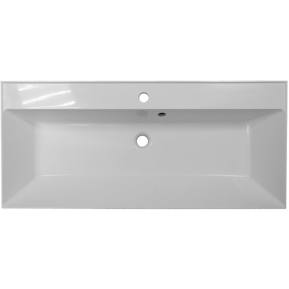 Тумба напольная с раковиной Azario Viola 100/2H 100 см CS00097146, белый матовый фото 6