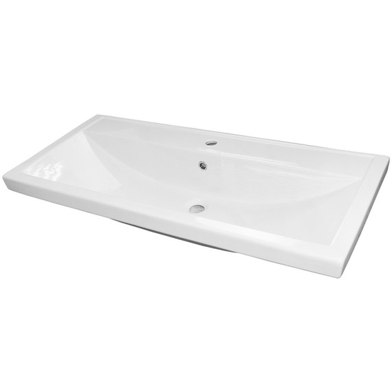 Тумба напольная с раковиной Loranto Kantri 100 см CS00097260 (раковина Фостер 100) белый глянцевый - 2 Тумба напольная с раковиной Loranto Kantri 100 см CS00097260 (раковина Фостер 100) белый глянцевый фото 2