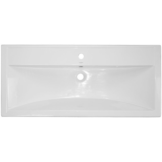 Тумба напольная с раковиной Loranto Kantri 100 см CS00097260 (раковина Фостер 100) белый глянцевый - 5 Тумба напольная с раковиной Loranto Kantri 100 см CS00097260 (раковина Фостер 100) белый глянцевый фото 5