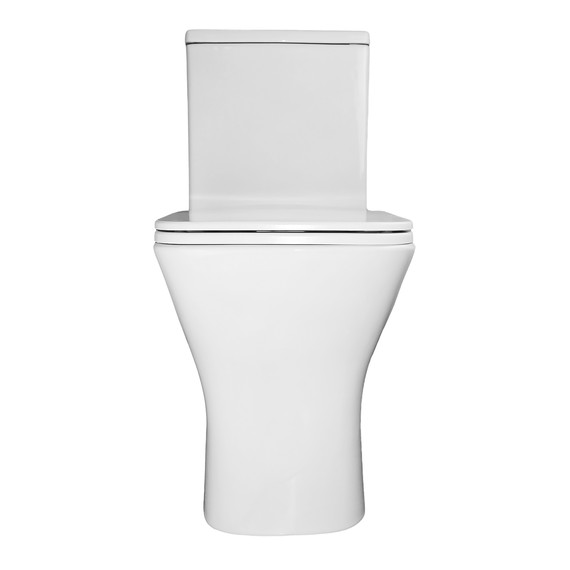 Унитаз-компакт безободковый Azario Mari AZ-79143T с тонкой крышкой микролифт фото 12