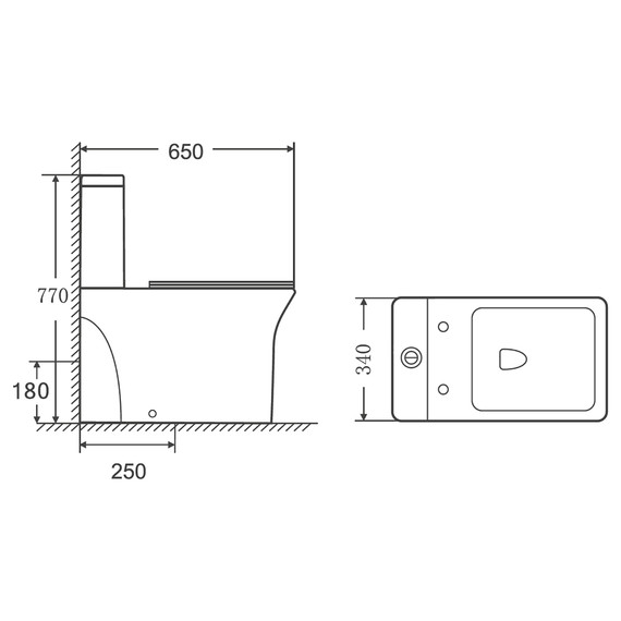 Унитаз-компакт безободковый Azario Kashmir AZ-9143S с тонкой крышкой микролифт фото 19