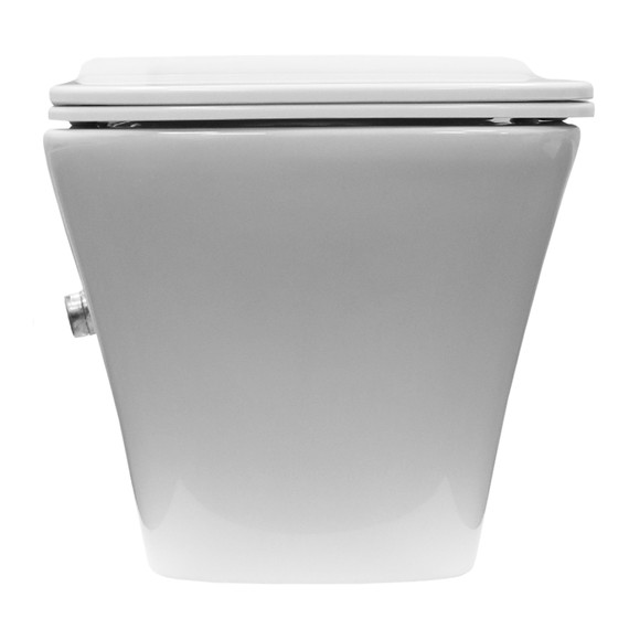 Унитаз подвесной безободковый Azario Nove AZ-9321B с тонкой крышкой микролифт фото 11
