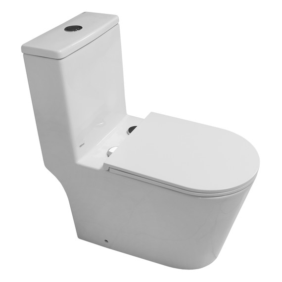 Унитаз-моноблок Azario Eagle AZ-80673 с тонкой крышкой микролифт (Система смыва Торнадо) - 3 Унитаз-моноблок Azario Eagle AZ-80673 с тонкой крышкой микролифт (Система смыва Торнадо) фото 3