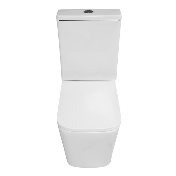 Унитаз-компакт безободковый Azario Indor AZ-T004B-R с тонкой крышкой микролифт фото 3