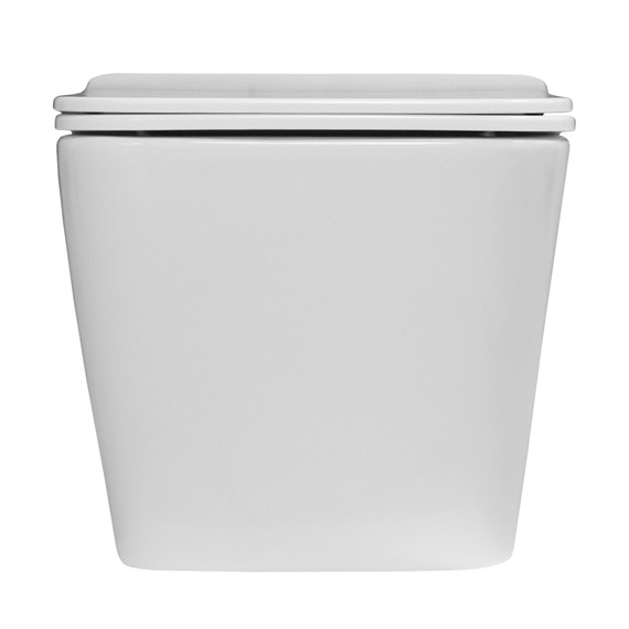 Унитаз подвесной Azario Indor AZ-9004WT с тонкой крышкой микролифт (Система смыва Торнадо) фото 11