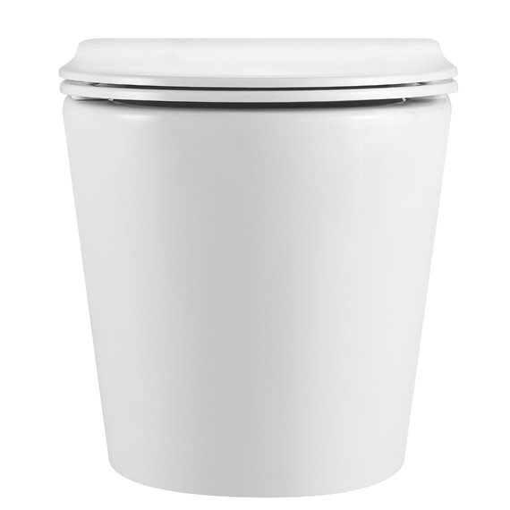 Унитаз подвесной безободковый Azario Uno AZ-2380 с тонкой крышкой микролифт - 7 Унитаз подвесной безободковый Azario Uno AZ-2380 с тонкой крышкой микролифт фото 7