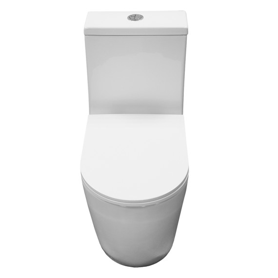 Унитаз-моноблок Azario Velluto AZ-6281 с тонкой крышкой микролифт (Система смыва Торнадо) - 4 Унитаз-моноблок Azario Velluto AZ-6281 с тонкой крышкой микролифт (Система смыва Торнадо) фото 4