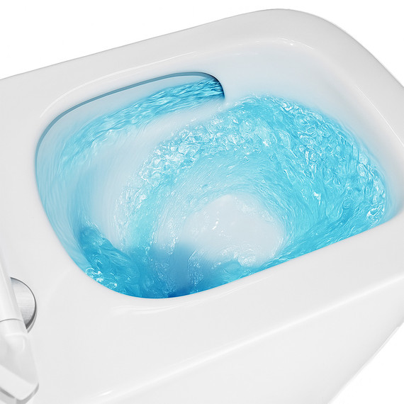 Унитаз подвесной безободковый Azario Cascad M AZ-10002 с тонкой крышкой микролифт (Система смыва Торнадо) фото 8