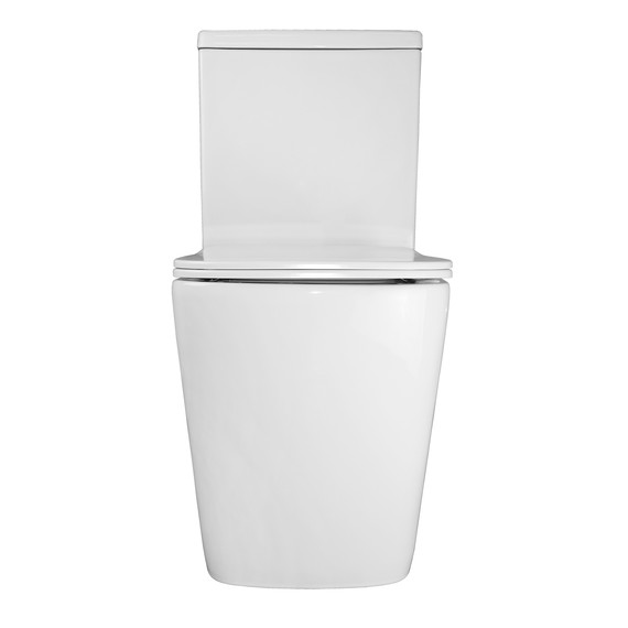 Унитаз-компакт безободковый Azario Ferra AZ-1015 с тонкой крышкой микролифт фото 11