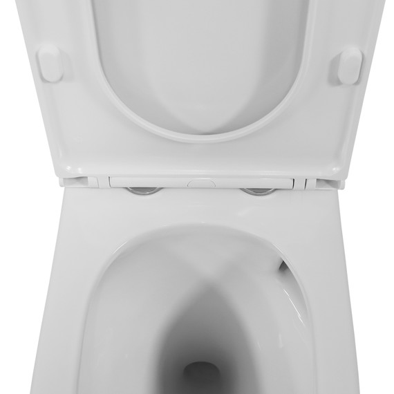 Унитаз-моноблок Azario Eagle AZ-80673 с тонкой крышкой микролифт (Система смыва Торнадо) - 8 Унитаз-моноблок Azario Eagle AZ-80673 с тонкой крышкой микролифт (Система смыва Торнадо) фото 8
