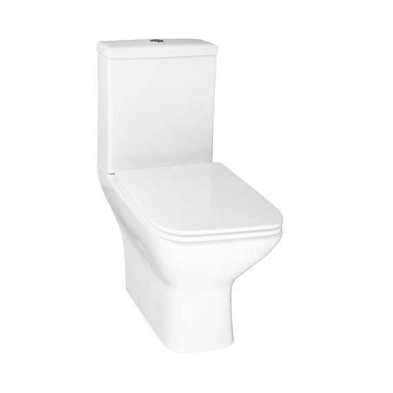 Унитаз-компакт безободковый Azario Iris AZ-8353 с тонкой крышкой микролифт фото 2