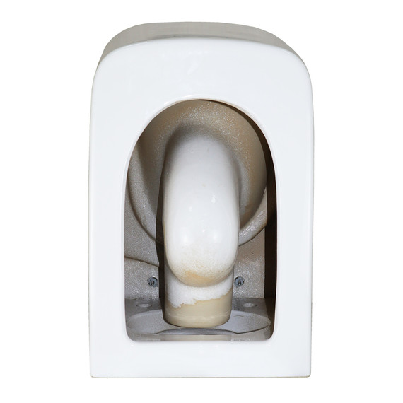 Унитаз подвесной безободковый Azario Cascad AZ-2303-A с тонкой крышкой микролифт (Система смыва Торнадо) фото 14