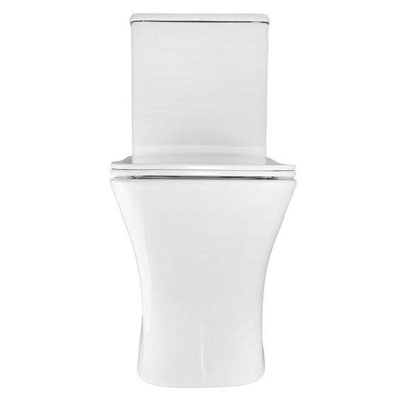 Унитаз-компакт безободковый Azario Kashmir AZ-9143S с тонкой крышкой микролифт фото 13