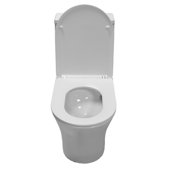 Унитаз-моноблок Azario Vally AZ-80687 с тонкой крышкой микролифт (Система смыва Торнадо) - 5 Унитаз-моноблок Azario Vally AZ-80687 с тонкой крышкой микролифт (Система смыва Торнадо) фото 5