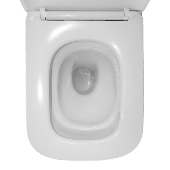 Унитаз подвесной безободковый Azario Cascad M AZ-10002 с тонкой крышкой микролифт (Система смыва Торнадо) фото 10