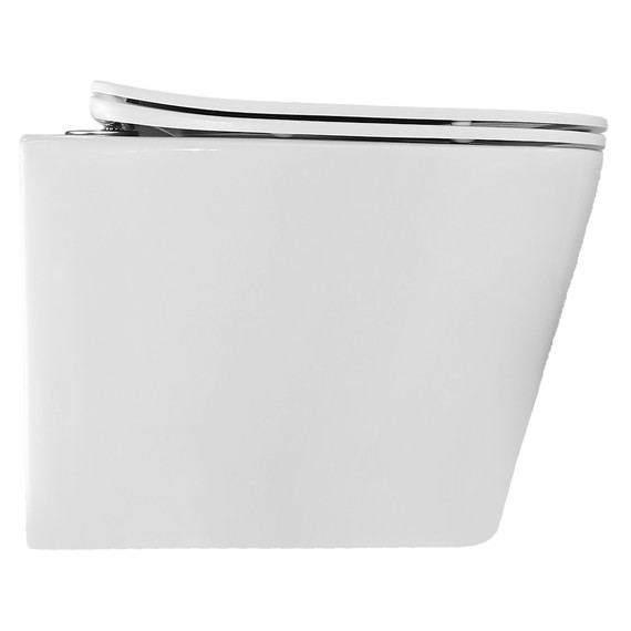 Унитаз подвесной безободковый Azario Cascad M AZ-10002 с тонкой крышкой микролифт (Система смыва Торнадо) фото 13