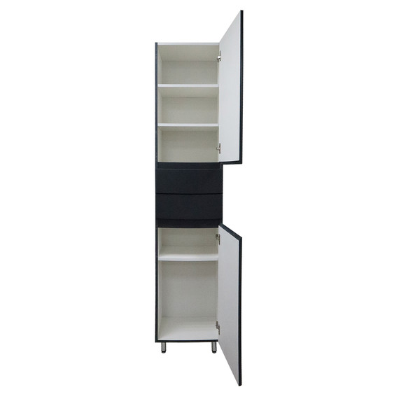 Пенал напольный Azario Эстима 40 см R CS00094561, графит - 4 Пенал напольный Azario Эстима 40 см R CS00094561, графит фото 4