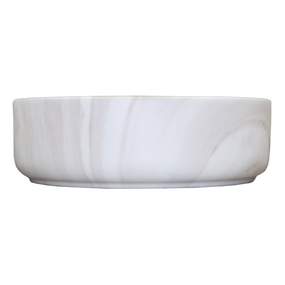 Раковина-чаша Azario 35 см AZ-3134-M817, светлый мрамор фото 4