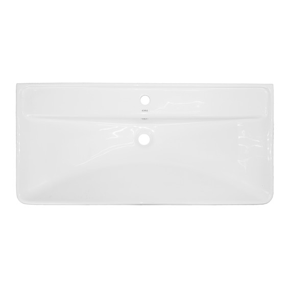 Тумба подвесная с раковиной Azario Ника 100 см CS00089923, белый - 5 Тумба подвесная с раковиной Azario Ника 100 см CS00089923, белый фото 5