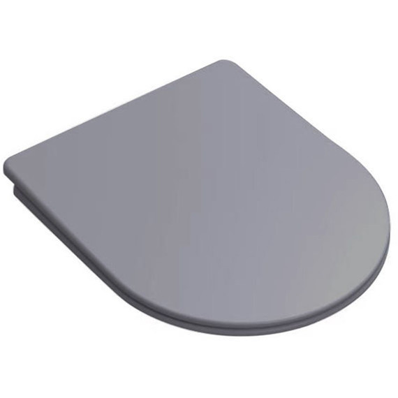 Сиденье с крышкой для унитаза Grossman микролифт 49GR55GMS, серый матовый - 3 Сиденье с крышкой для унитаза Grossman микролифт 49GR55GMS, серый матовый фото 3