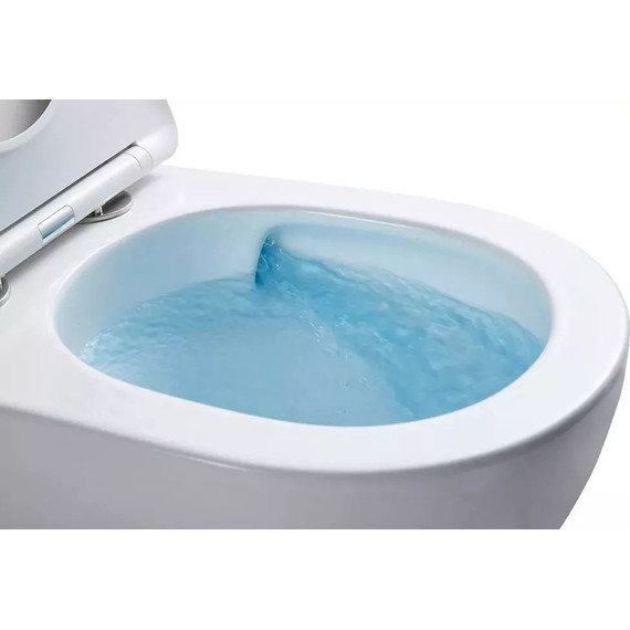 Инсталляция с подвесным унитазом комплект: Grohe Rapid SL 38772001 с подвесным безободковым унитазом Azario Grado AZ-0046-UQ1 сиденье микролифт, крепление, кнопка смыва хром (система смыва Торнадо) фото 10