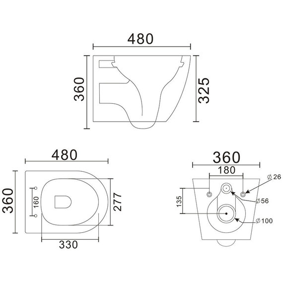 Унитаз подвесной безободковый Veconi Ando VAN-48TB (Система смыва торнадо) с тонкой крышкой микролифт, чёрный матовый фото 10