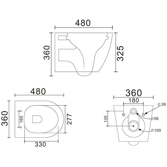 Унитаз подвесной безободковый Veconi Ando VAN-48TGR (Система смыва торнадо) с тонкой крышкой микролифт, серый матовый фото 5