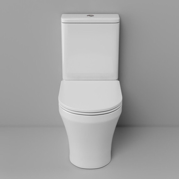 Унитаз-компакт безободковый Grossman GR-4485SQ с тонкой крышкой микролифт - 9 Унитаз-компакт безободковый Grossman GR-4485SQ с тонкой крышкой микролифт фото 9